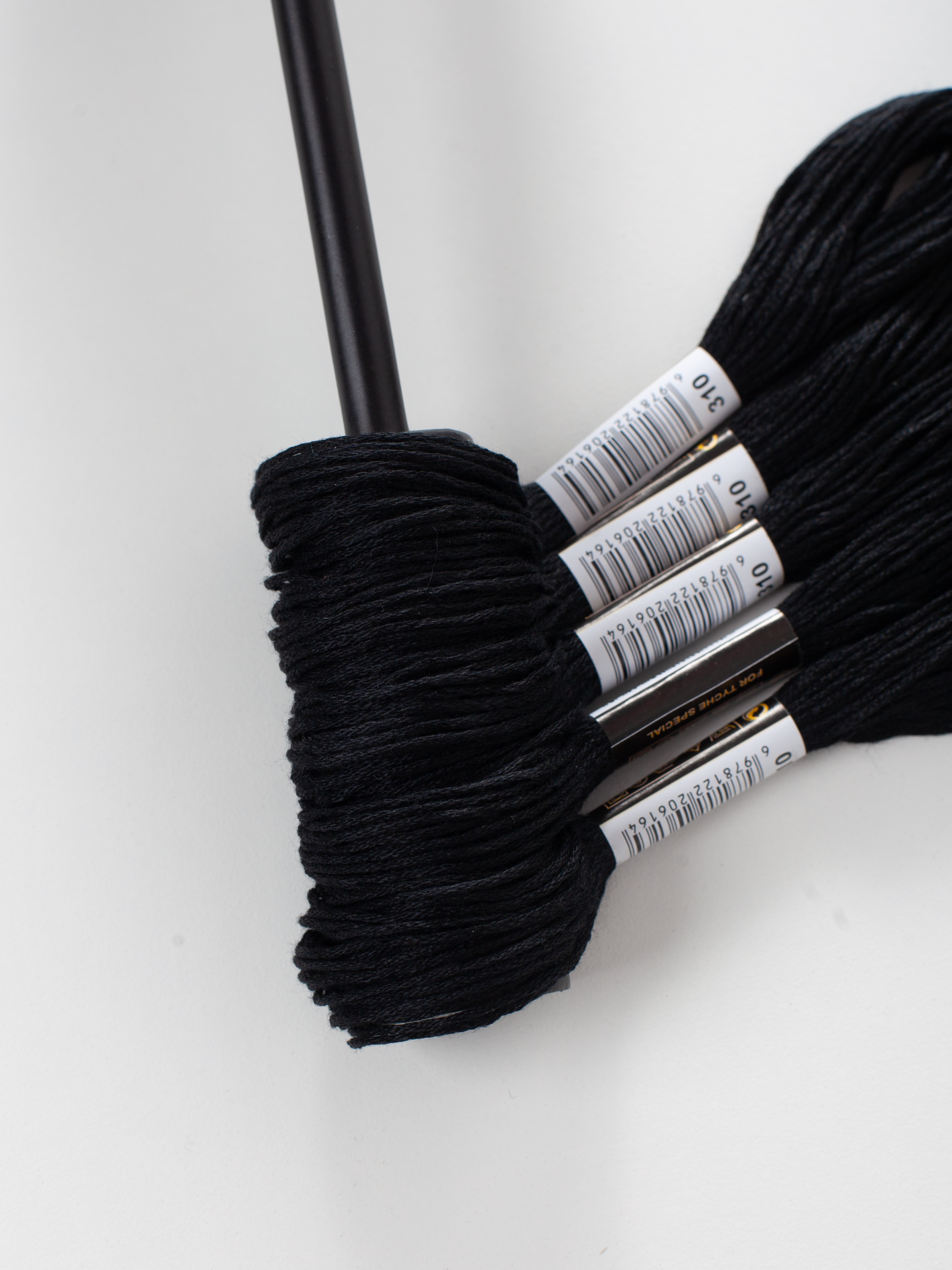 Black embroidery floss x20